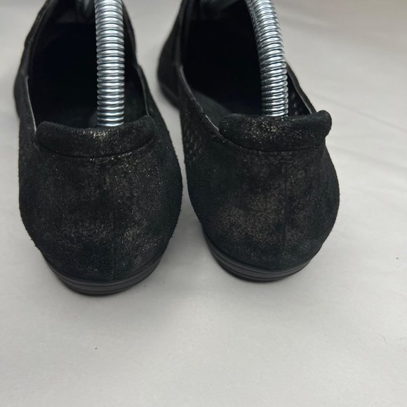 Sesto Meucci Womens Metalic Leather Cutout Loafers Flats Size 10 - Picture 8 of 9